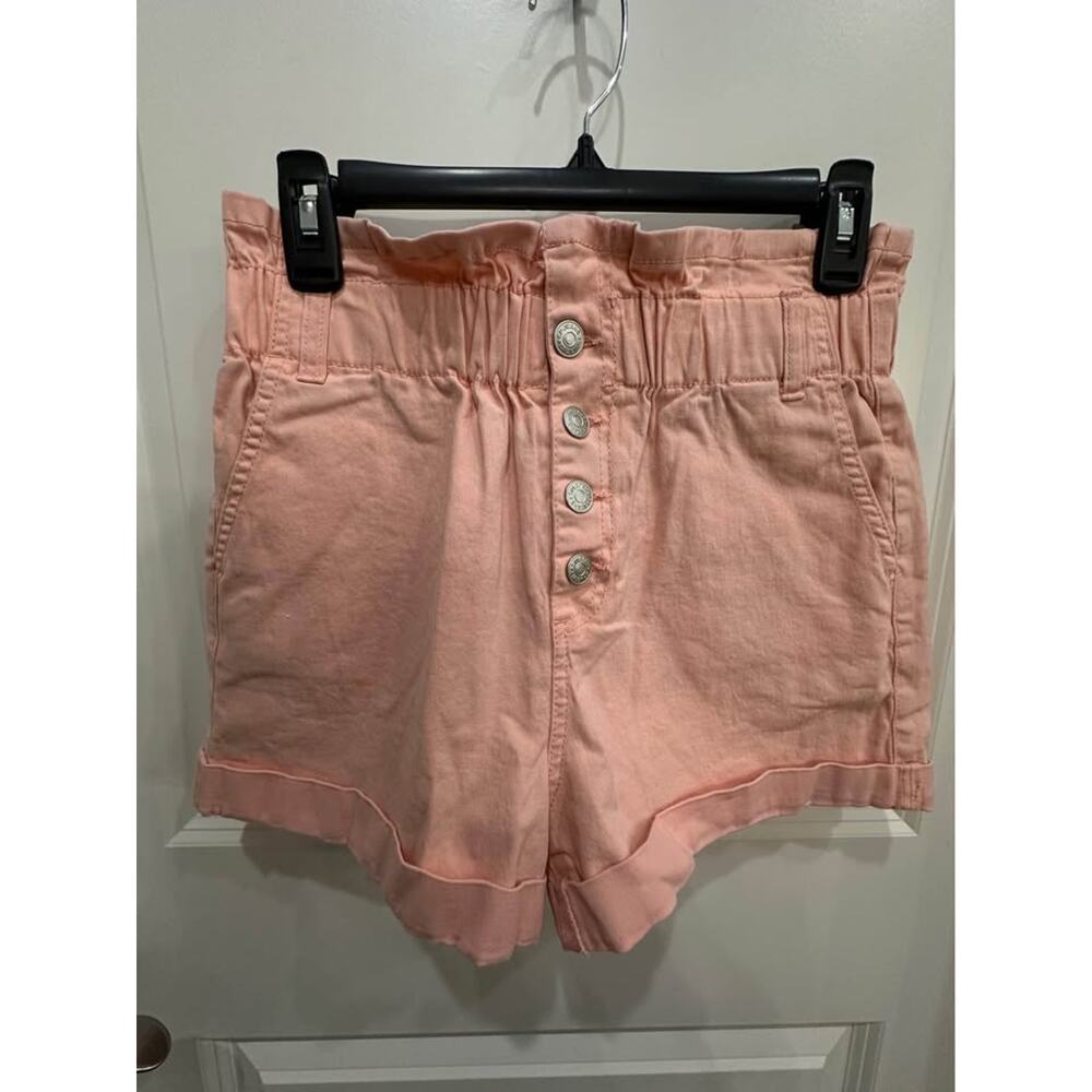 High Waist Paperbag Shorts